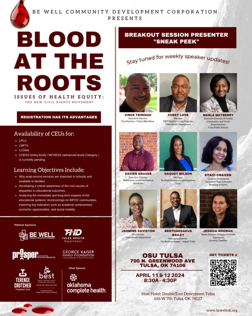 Sneak Peek Blood at the Roots Conference