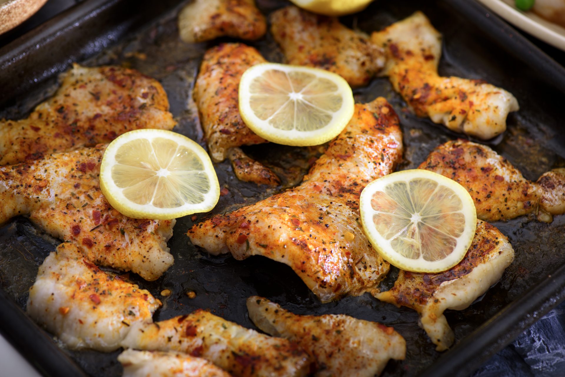 baked catfish with lemon
