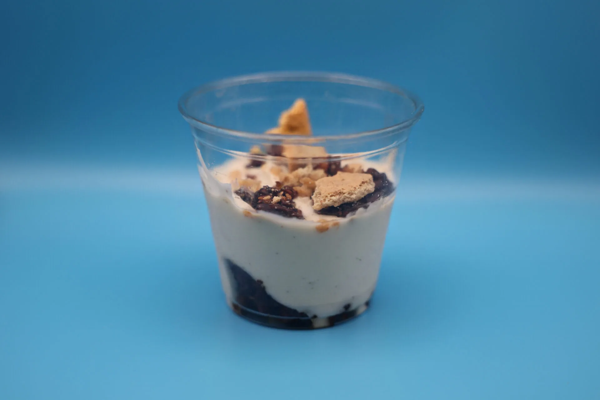 Pecan Pie Yogurt Parfait in a clear cup